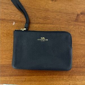 Coach Navy Wristlet
